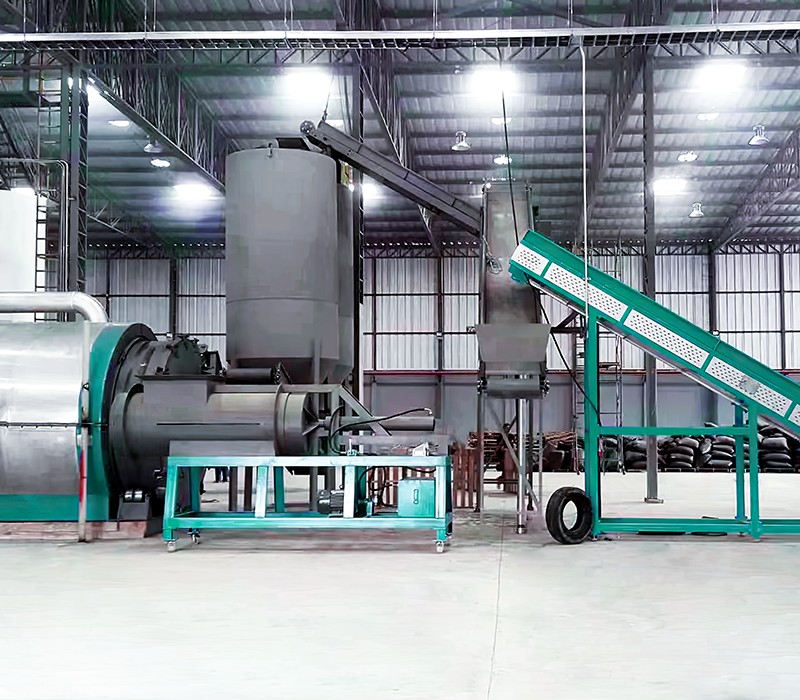 Pyrolysis Planta continua deserta