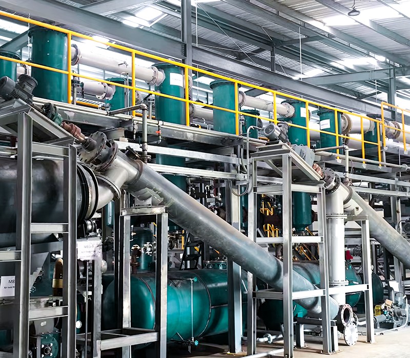 Oleum Sludge Continua Pyrolysis Planta