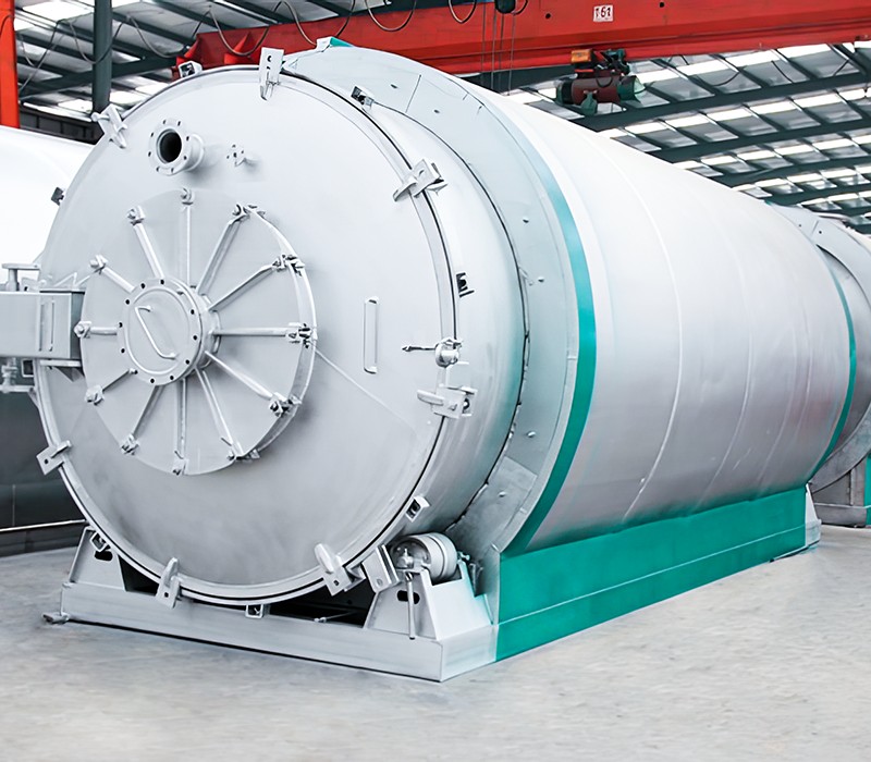 Tyrus vasta Pyrolysis Planta Batch